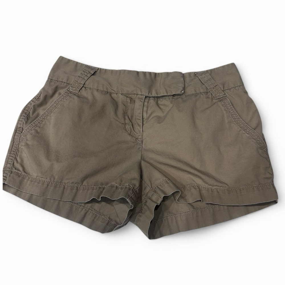 J. Crew Olive Cargo Shorts for Women